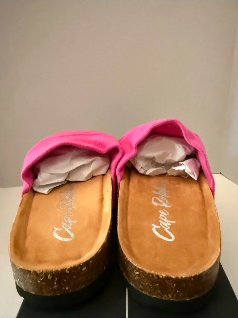 Cape Robbin Calida Hot Pink Slide Sandals Women’s 9 NEW